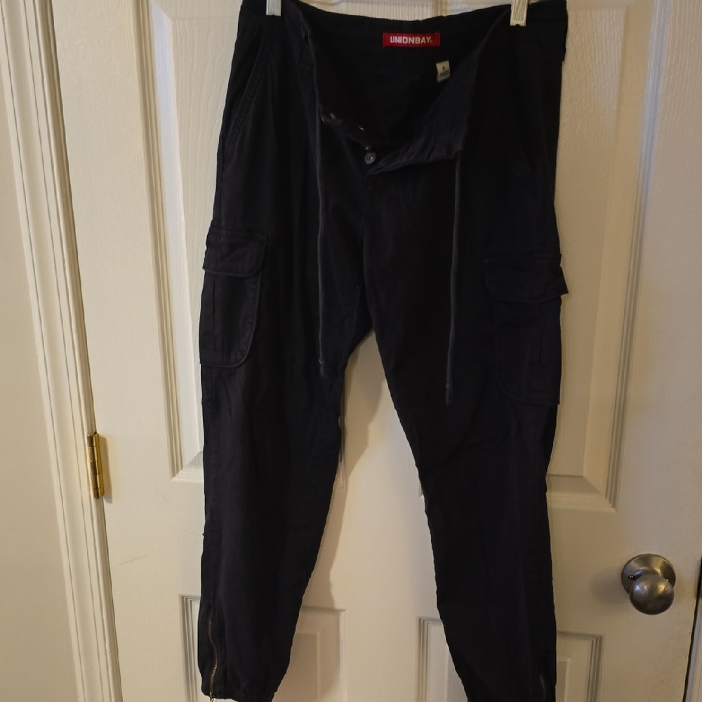 UNIONBAY BLACK Cargo Pants
